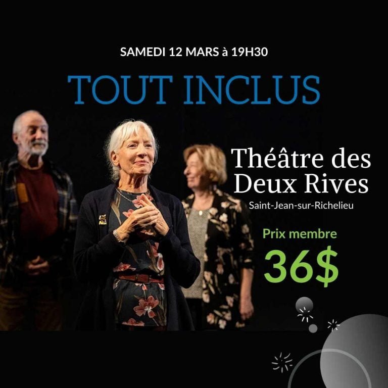 Théâtre des deux rives 12 mars sortie