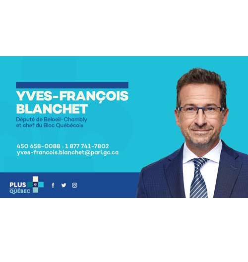 Yves-Francois Blanchet Bloc Québécois