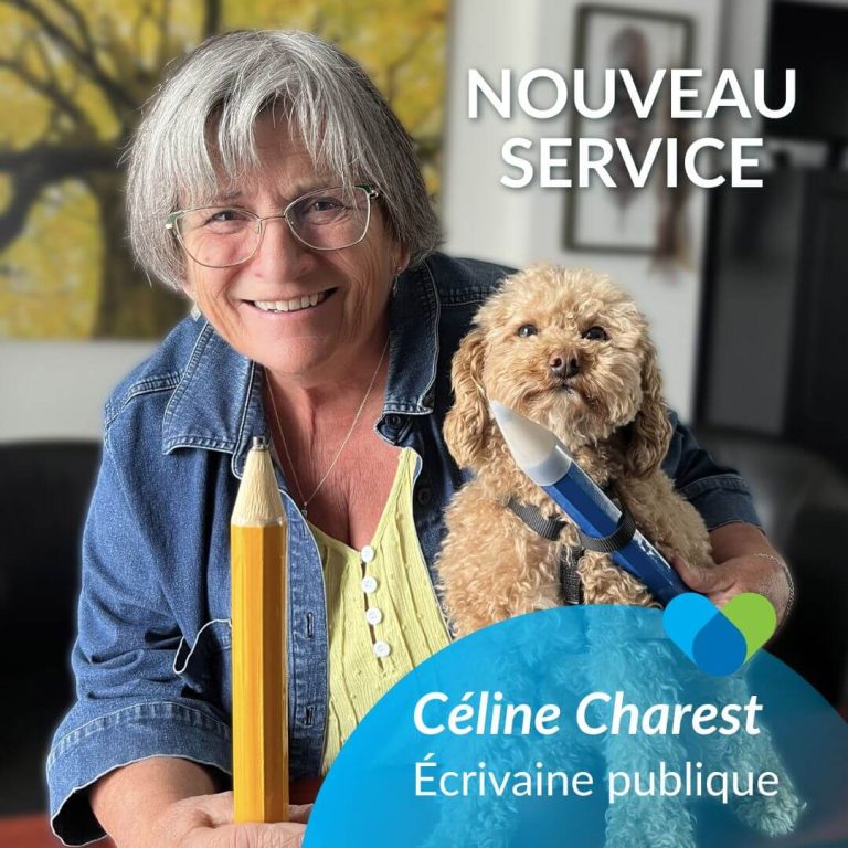 Nouveau service d’écrivaine publique