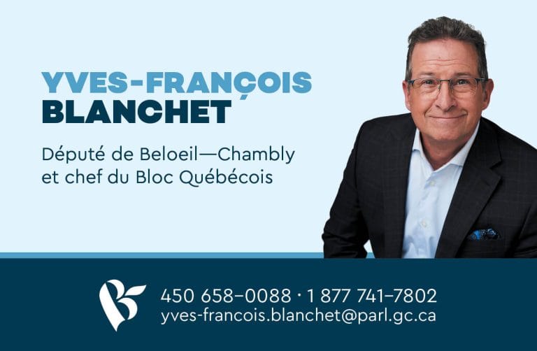 Yves-François Blanchet, chef du Bloc québécois